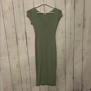 See You Monday Sage Green Midi Dress